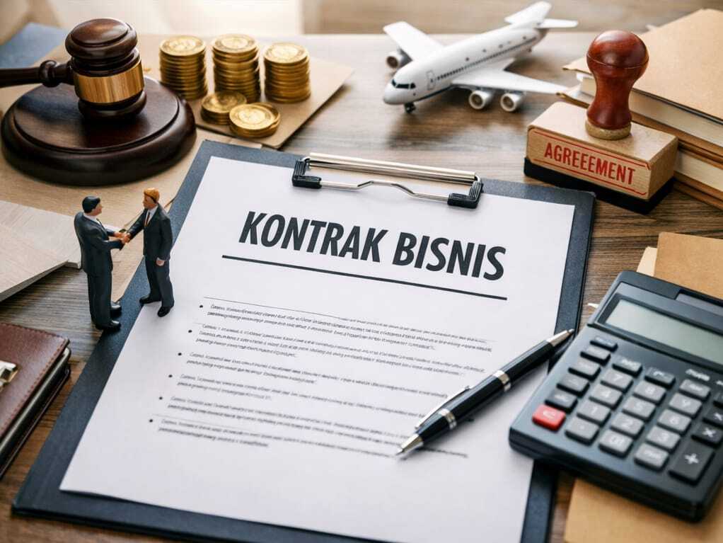 Ilustrasi contoh kontrak bisnis praktis untuk pelaku usaha