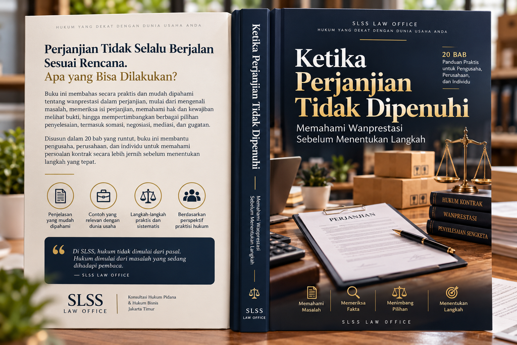 Cover buku Ketika Perjanjian Tidak Dipenuhi: Memahami Wanprestasi Sebelum Menentukan Langkah